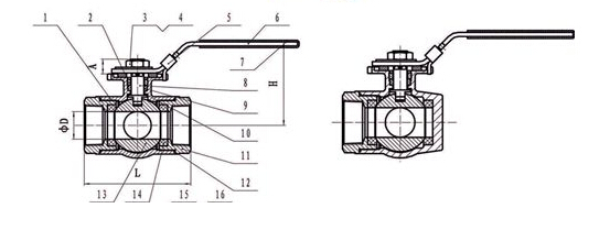 高平臺(tái)三通球閥